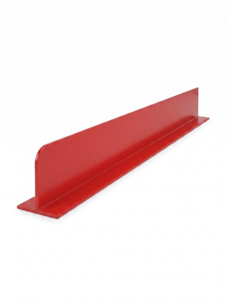 T-Trenner aus Kunststoff | Rot | 80x8cm