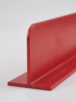 T-Trenner aus Kunststoff | Rot | 80x8cm