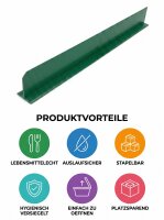 Plastic T-divider | Green | 80x8cm