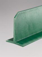 Plastic T-divider | Green | 80x8cm