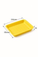 XPS Absorbierende Schaumschale A15 | gelb | 218x178x24mm...