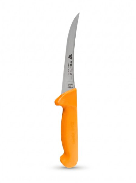 WOLFCUT | Ausbeinmesser | 15cm | gebogen steife Klinge Gold