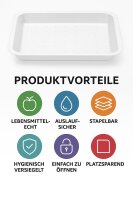 XPS Absorbierende Schaumschale A15 | weiß |...