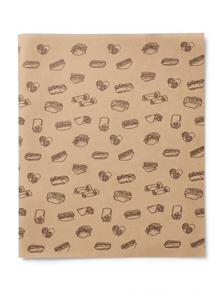 Inpakpapier | 40g / m2 | 35x45cm | Bruin | 900 stuks | 5kg / doos