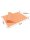 Steakpapier | Farbe Pfirsich | 1 / 4 Bogen = 38x50cm | 1000 Blatt/Karton