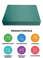 Plan de travail en polyéthylène | 50x35x4cm | Vert