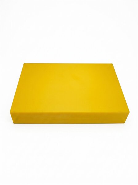 Polyethylene plastic worktop | 50x35x4cm | Yellow