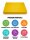 Polyethylene plastic worktop | 50x35x4cm | Yellow