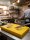 Polyethylene plastic worktop | 50x35x4cm | Yellow