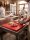 Polyethylene plastic worktop | 100x40x4cm | Red