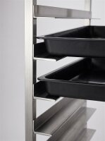 Container trolley double compartment | 175x83x69cm | 20 compartments