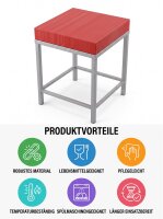 Polyethyleen hakblok | 60x60x10cm