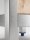 Hackblock aus Birkenholz u. Edelstahl | gestl. u. ablage boden | 50x50x90cm