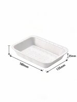 XPS absorbent foam tray A9 | White | 180x135x25mm | 1320...