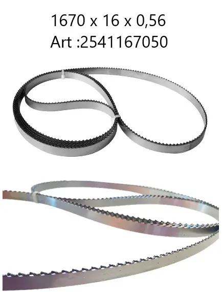 WOLFCUT Bandsägeblatt Premium | 1670x16x0,56mm / 4TPI