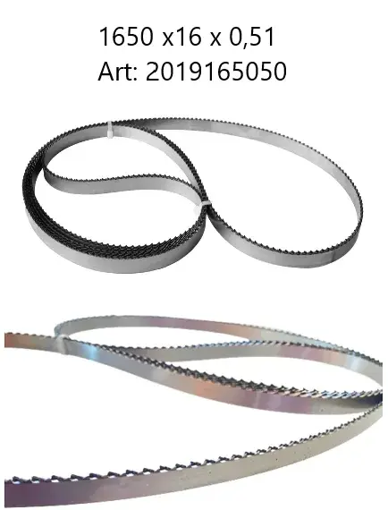 WOLFCUT Bandsägeblatt Premium | 1650x16x0,51mm / 4TPI