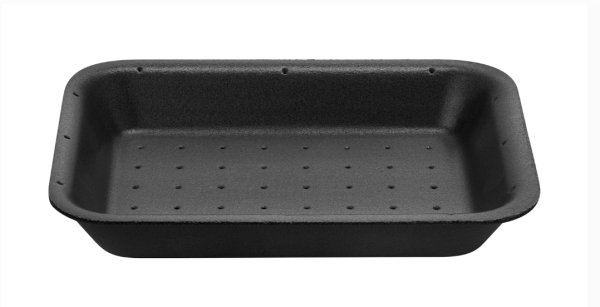 XPS absorbent foam tray A9 | Black | 180x135x25mm | 1320 pcs/sack