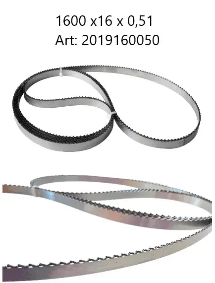 WOLFCUT Bandsägeblatt Premium | 1600x16x0,51mm / 4TPI