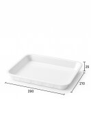 XPS Regular Schaumschale R39 | Weiß | 290x210x25mm...