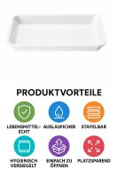 XPS Regular barquette en mousse R39 | Blanc | 290x210x25mm | 440 pièces/sac