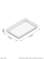 Tainer | S4-25 | Weiß | XPS | Schale | 270x175x25mm...