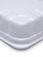 Tainer | S3-40 | Weiß | XPS | Schale | 225x175x40mm | 480 Stück / Pack