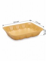 Tainer | S3-40 | Gelb | XPS | Schale | 225x175x40mm | 480...