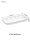 Tainer | 75-25 | White | EPS | Tray | 270x135x25mm | 870 pcs / pack