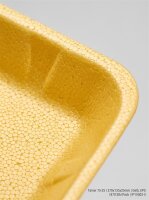 Tainer | 75-25 | Jaune | EPS | Barquette | 270x135x25mm | 870 pcs / paquet
