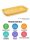 Tainer | 75-25 | Jaune | EPS | Barquette | 270x135x25mm | 870 pcs / paquet