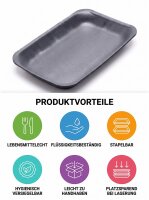 Tainer 73-25 | Grey | EPS | Tray | 218x135x25mm | 870 | pcs / pack