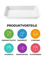 XPS Regular schuimschaal R38-50 | Wit | 290x210x50mm | 420 stuks/zak
