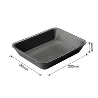 XPS Regular Schaumschale R19A | Schwarz | 230x182x40mm |...