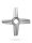 Couteau en croix pour hachoir taille 42 INOX 12cm