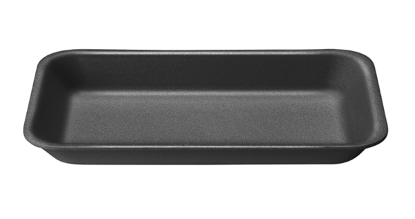 XPS Regular Schaumschale R12 | Schwarz | 225x135x24mm | 900 Stück/Sack
