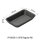 XPS Regular barquette en mousse R8 | Noir,225x135x36 | 600 pièces/sac