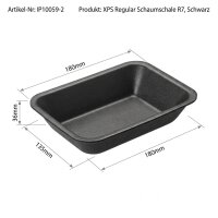 XPS Regular Schaumschale R7 | Schwarz | 180x135x36 | 1320...