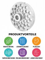 WOLFCUT | Stainless steel meat grinder plates for size 32...