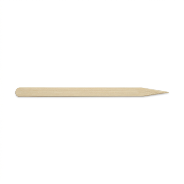 Kebap için yassı bambu şiş | 250x20x2,5mm | 1000 adet/koli (50 paket x20 adet)