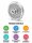WOLFCUT | Stainless steel meat grinder plates for size 32 | with hub | 4 keyways | durable | 4mm