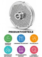WOLFCUT | Stainless steel meat grinder plates for size 32...