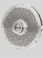 WOLFCUT | Stainless steel meat grinder plates for size 32 | with hub | 4 keyways | durable | 2mm