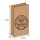 Sachets boulangerie à soufflets Balkan | 14,5+7x28cm | Marron | Enfilés 1000 pièces / paquet