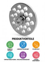 WOLFCUT | Grilles de hachoir en inox pour taille 32 |...