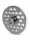 WOLFCUT | Stainless steel meat grinder plates for size 32 | with hub | 1 keyway | durable | 12mm