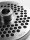 WOLFCUT | Grilles de hachoir en inox pour taille 32 | avec moyeu | 1 encoche | longue durée de vie | 6mm