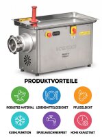 Bogazici Model BPKM32S-Edelstahl Fleischwolf mit...