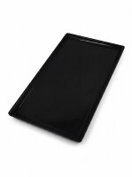 Melamin Fleischtablett | 51x24x2cm | Schwarz | Pastry...
