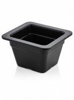 Bol carré en mélamine | 16x16x10cm | Noir |...