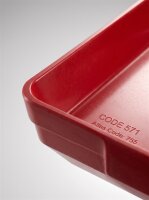 Melamine vleesschaal | 40x27x5cm | Rood | Presentatieplateaus | CODE 571 | Atlas Code : 755
